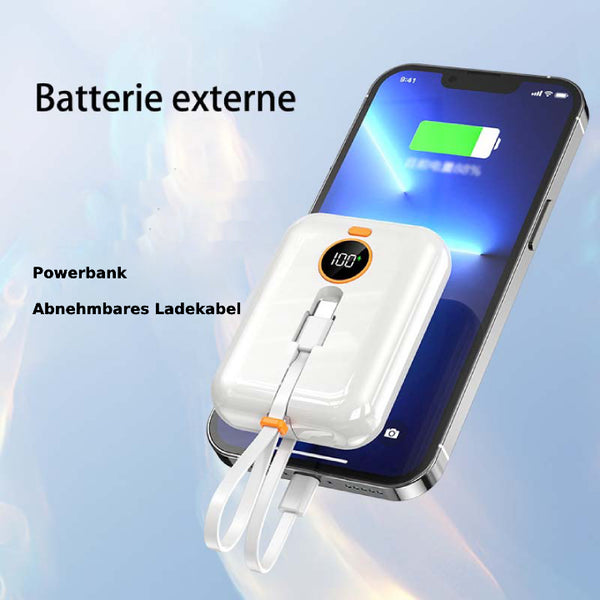 Batterie extern - Mini-Kompakt, 22.5W Power Bank, 10000mAh